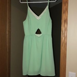 Mint Mini Dress